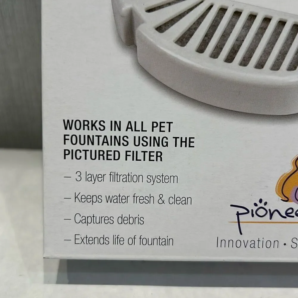 NEW Pioneer Pet Fountain Filter Replacement 4-Pack